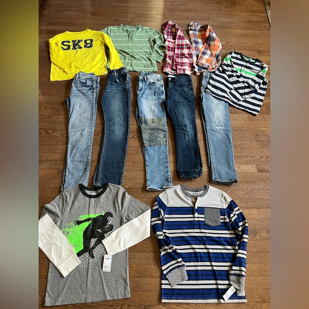 Boys Jeans and Long Sleeve Tees - Picture 2 of 8